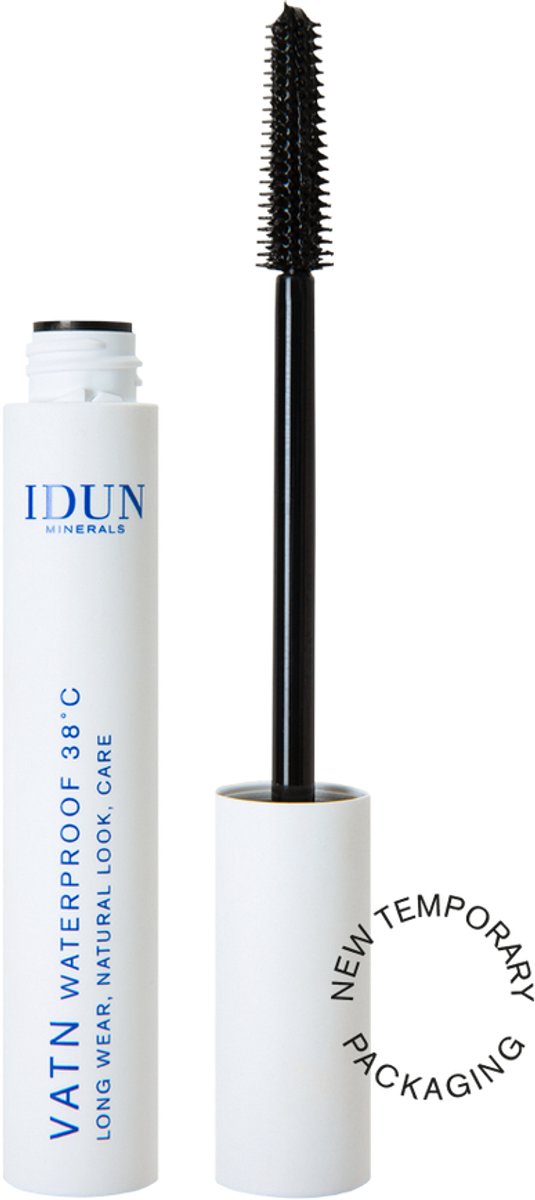 Idun Minerals Mascara - Waterproof Mascara Vatn- Waterproof Zwart