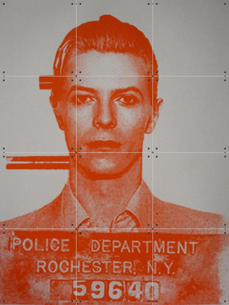 IXXI David Bowie, David Studwell & Bridgeman Images - 60 x 80 cm - Gratis ophangtool - Grote wanddecoratie en posters - Fotografie, Vintage, Mancave