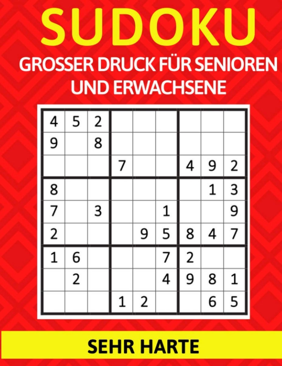Sudoku Puzzelboek - Logische Puzzels - Hersentraining - Extra Grote Cijfers - 21x28 cm