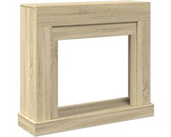 Haardombouw - Decoratieve schouw - Woonkamer aankleden - Elektrische haard geschikt - 100x30x87.5…