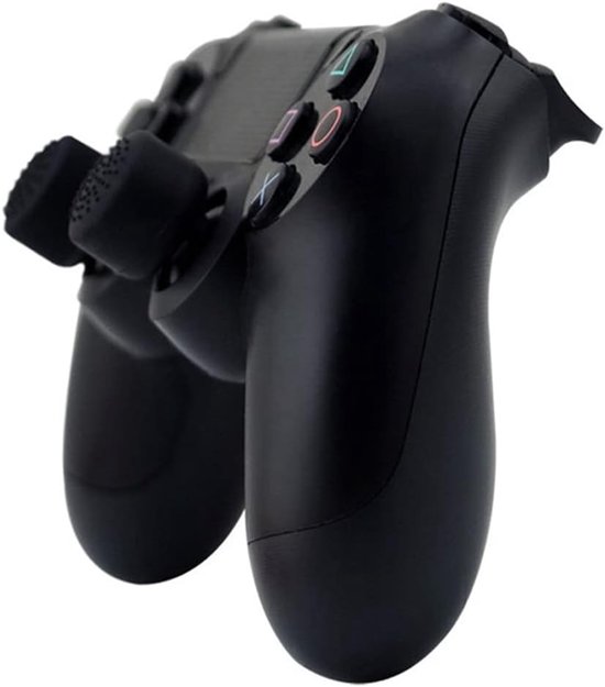 16 stuks Joystick Thumbstick Doppen voor Controller - 4 Hoogtes Zwart Wit — afbeelding 4