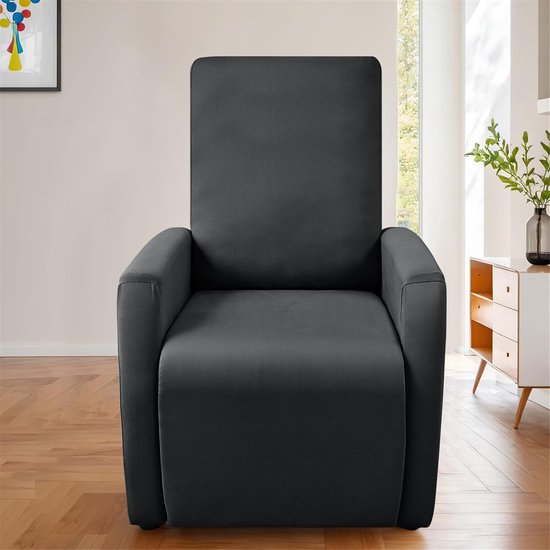 Hoes voor Relaxfauteuil - Stretchy, Waterdichte & Antislip Beschermhoes in Zwart — afbeelding 5