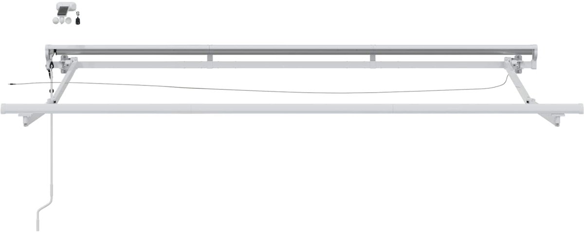 vidaXL - Elektrisch - Uitschuifbare - Zonneluifel