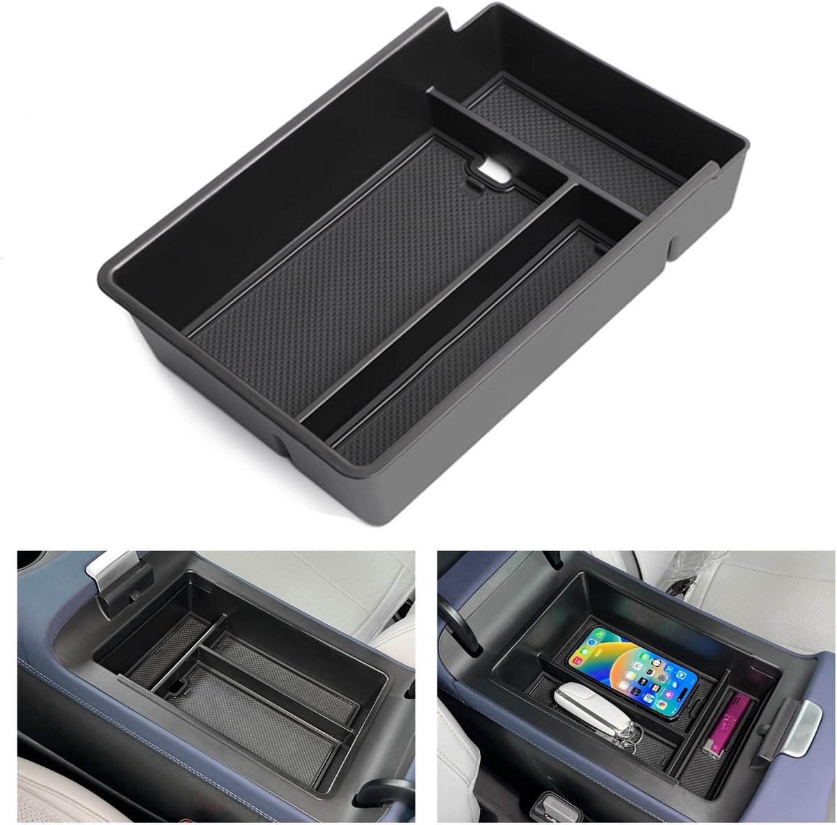 Middenconsole Organizer voor Xpeng G6 (2023-2025) - Waterdichte Opbergdoos met PVC Matten