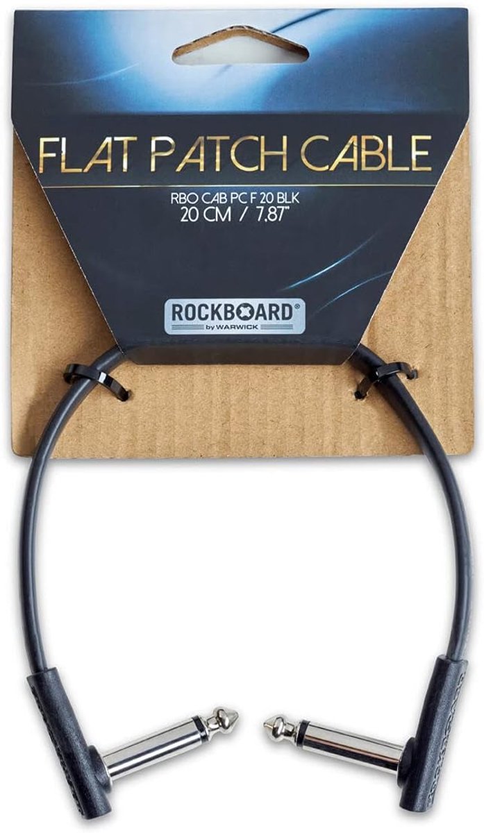 Platte Patchkabel 20 cm - Ruimtebesparend voor Pedalenbord