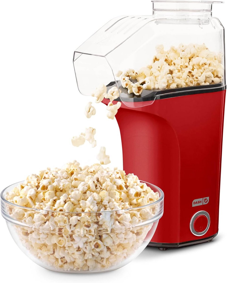 Hetelucht Popcornmachine - Zelf Verse Popcorn Maken voor Bioscoopervaring