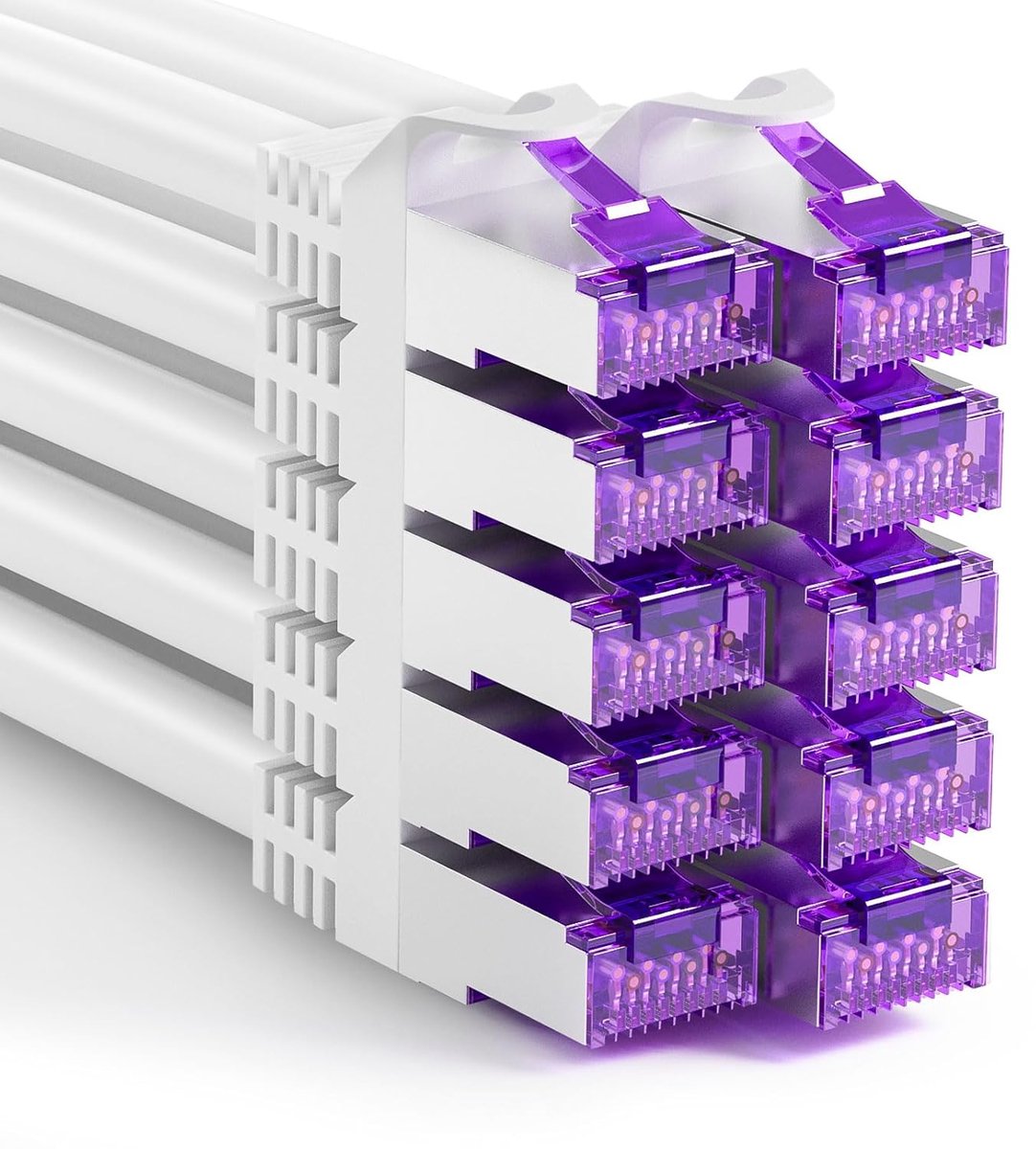 Image of 10 Gbps Netwerkkabel RJ45 LAN Kabel CAT7 Kort - Ondersteunt CAT6/CAT5 Specificaties