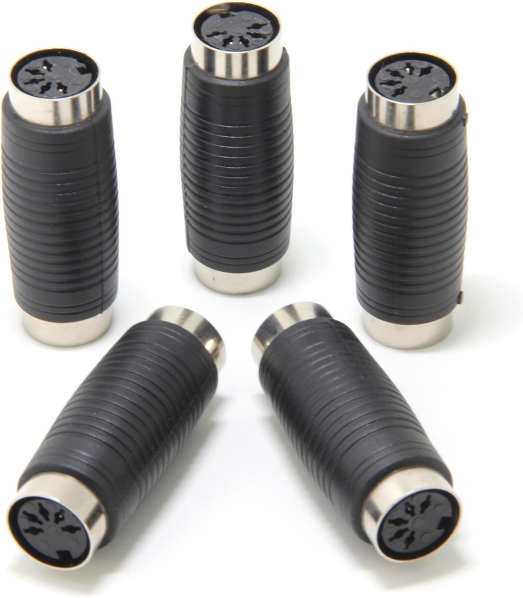 MIDI 5-pins DIN Koppeling Adapter Vrouwelijk (Set van 5)