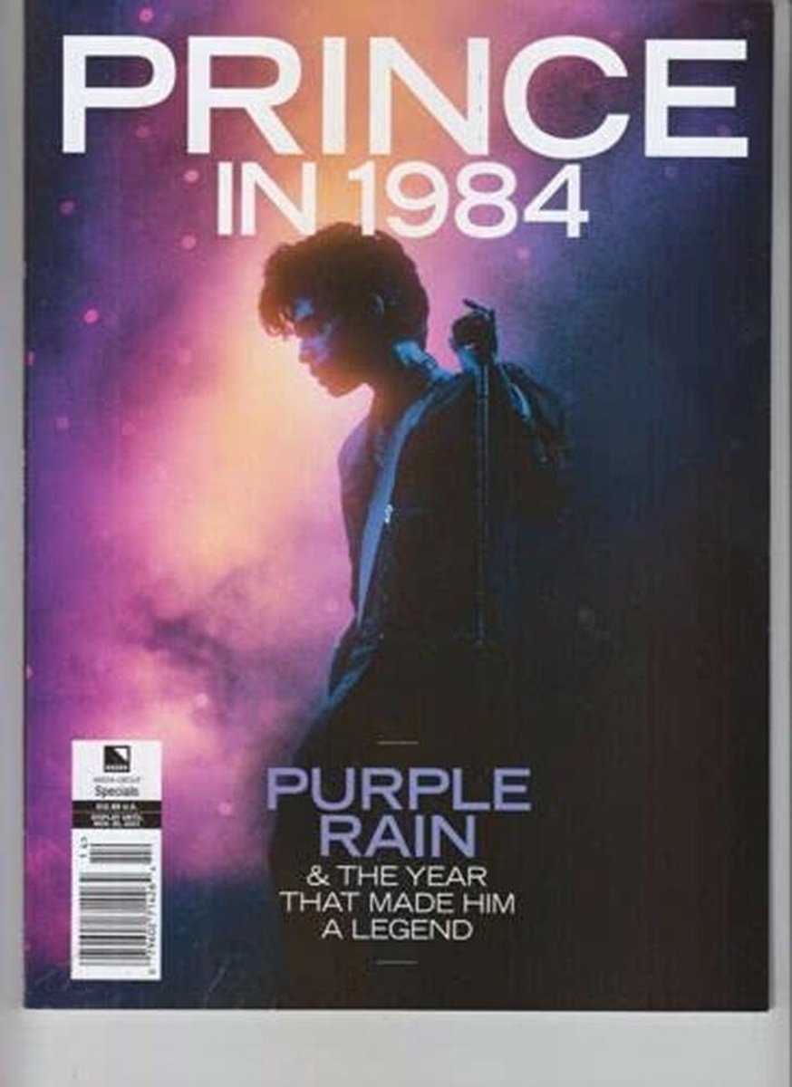 Muziekblad over iconische artiest, Purple Rain en legendarisch jaar