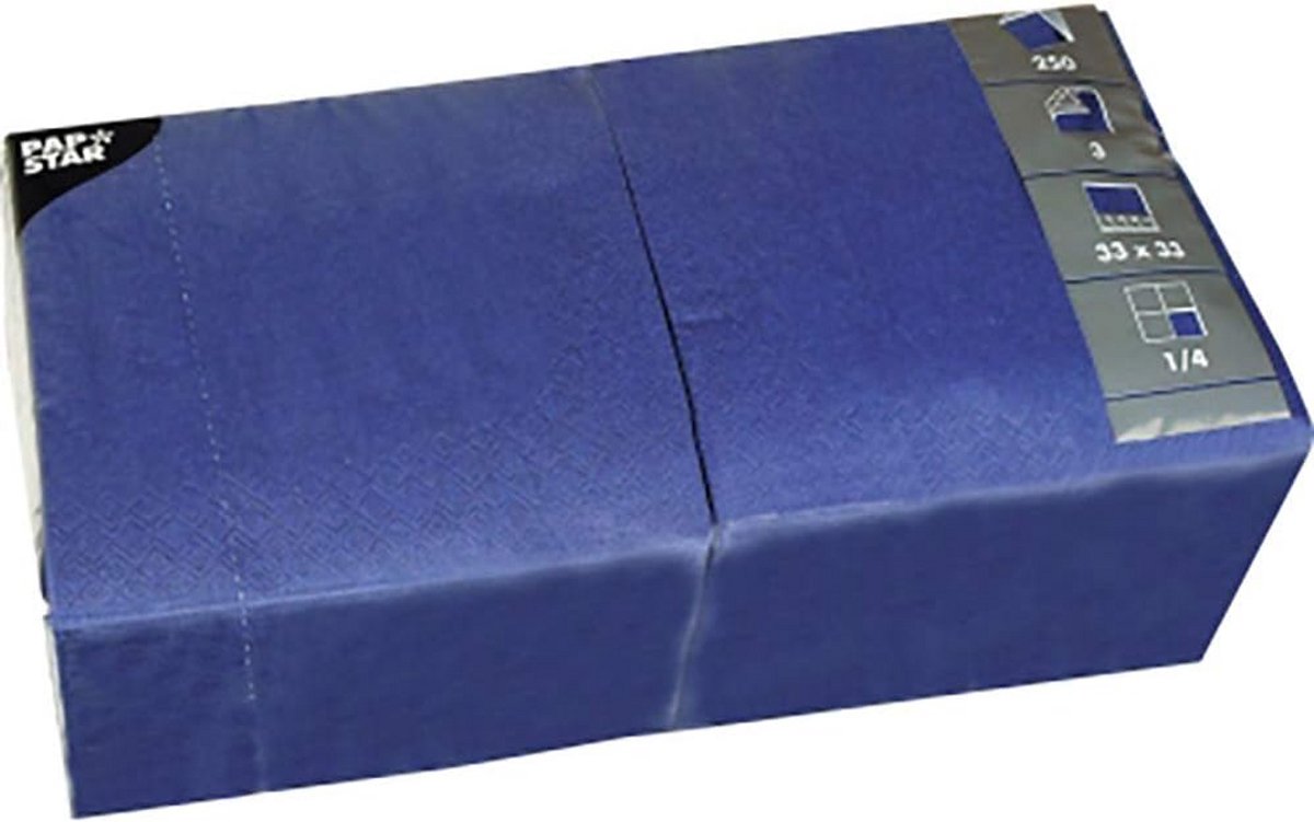 Blauwe Papieren Servetten - FSC Gecertificeerd