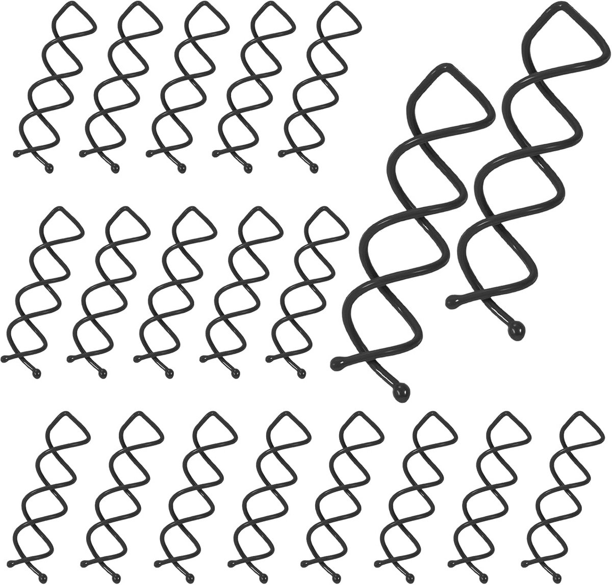 20 Stuks Haarspiralen voor Luxe Opgestoken Kapsels