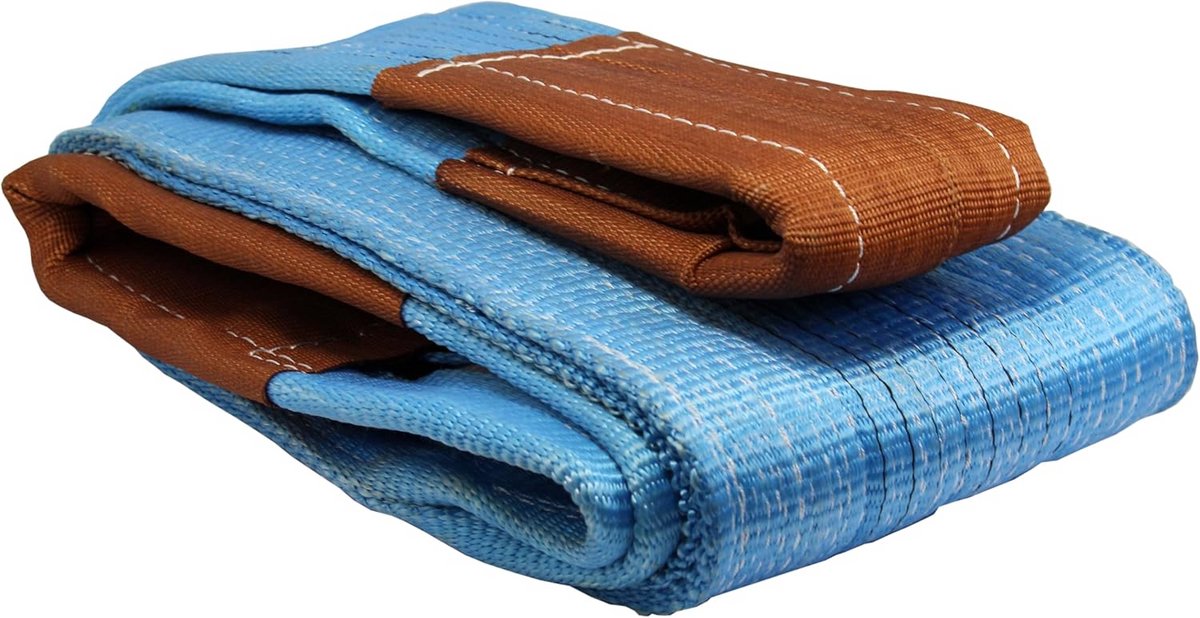 Hefband 2-laags 8000 kg 10 meter Polyester Sjorband EN 1492-1