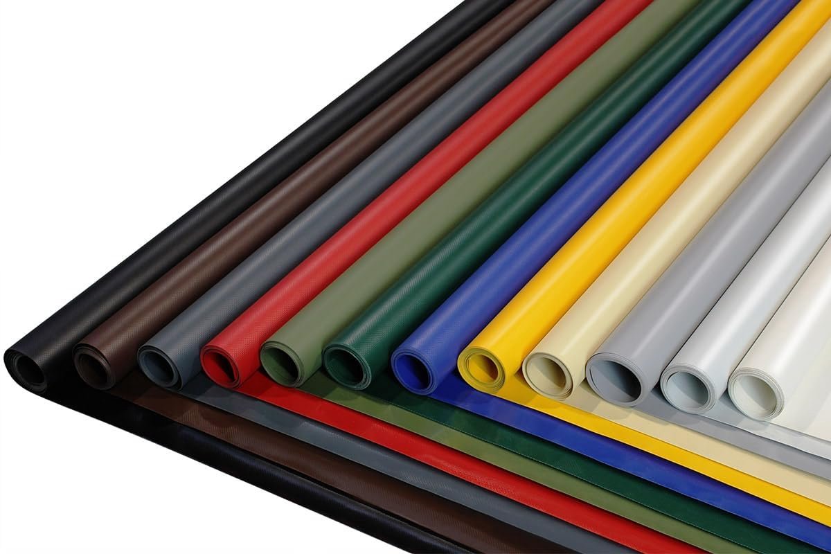 Industrieel PVC Zeil per Meter - 600 g/m² - Scheurvast en Waterdicht Zwart