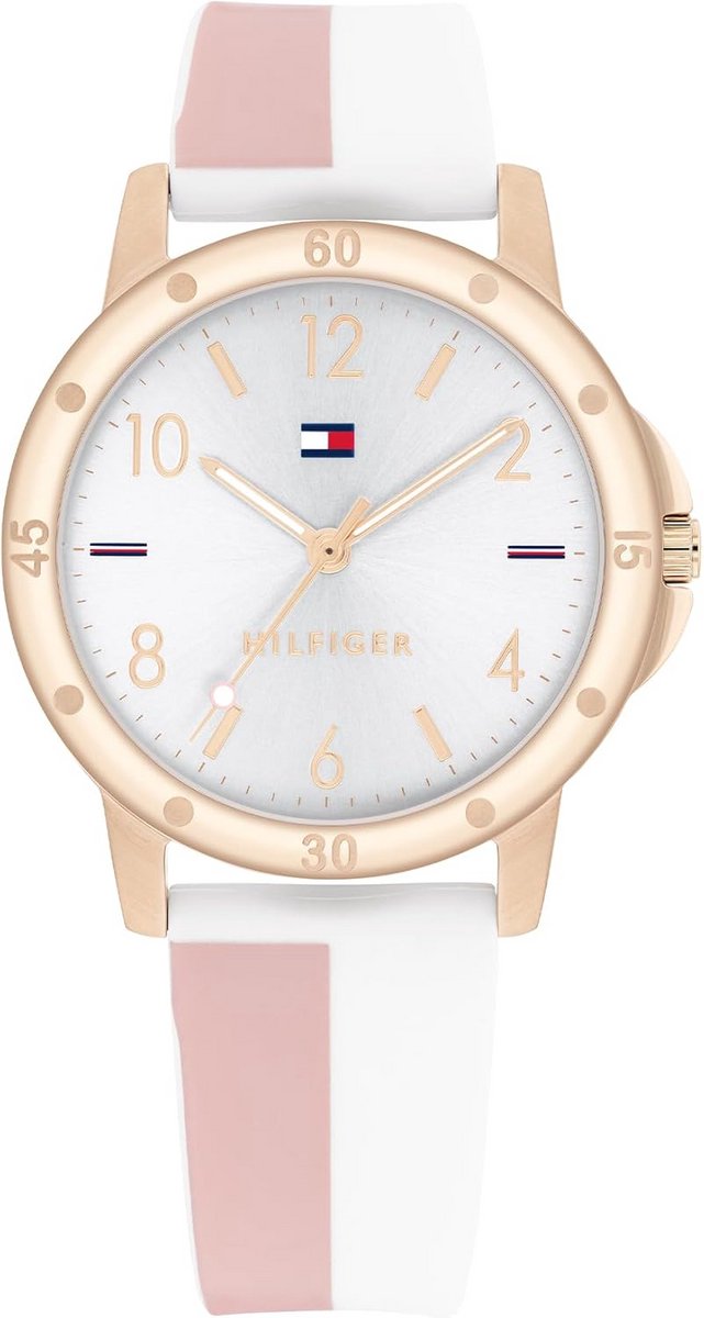 Dames en Heren Horloge met Drie Wijzers - Roestvrijstalen of Siliconen Band - Verschillende Kleuren