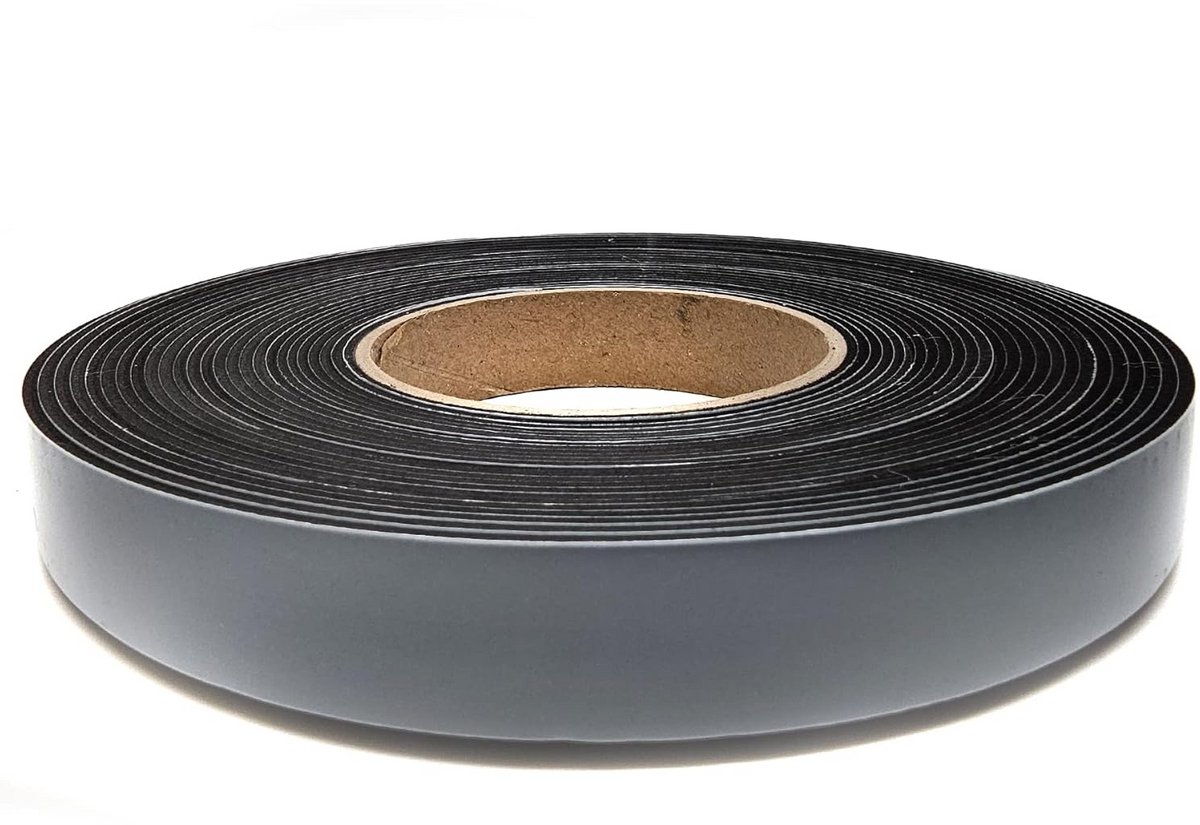 Zelfklevende Zwarte EPDM Schuimrubber Rol 10 Meter - Weerbestendige Afdichtstrip