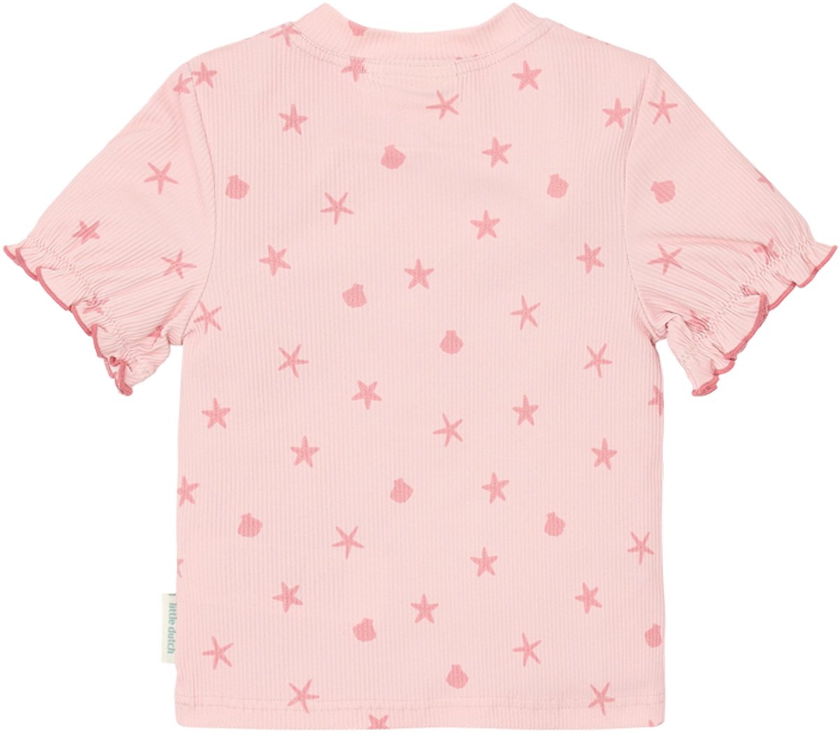 Little Dutch Zwemshirt Korte Mouwen - Dreamy Seashells - 62/68 Roze