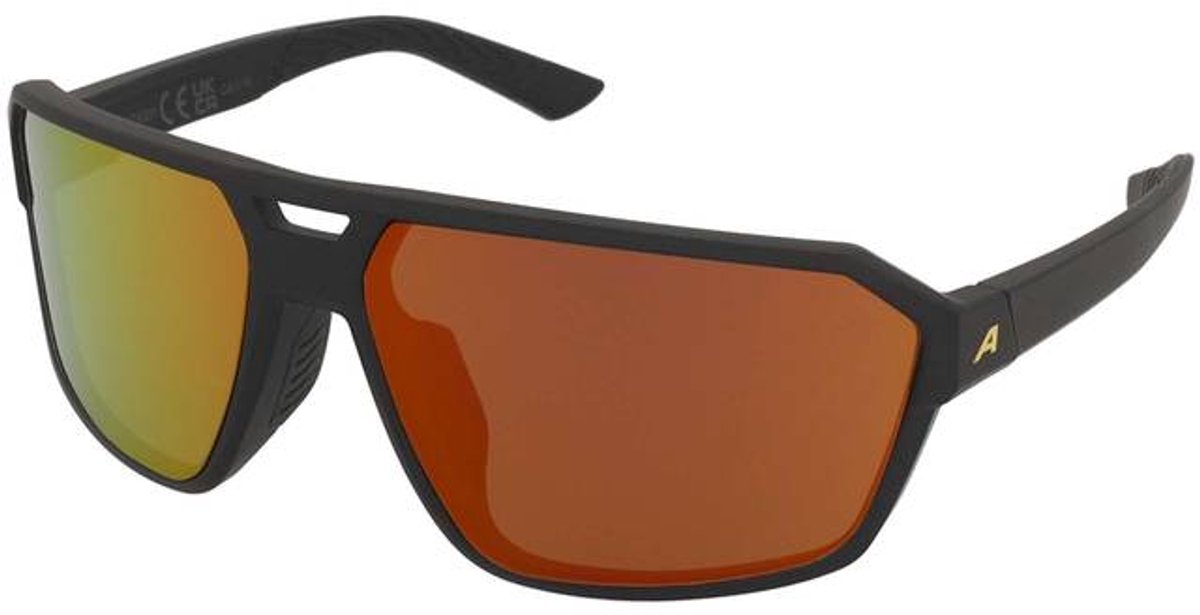 Zonnebrillen Alpina Swift Black Gold Matt/Gold Mirror