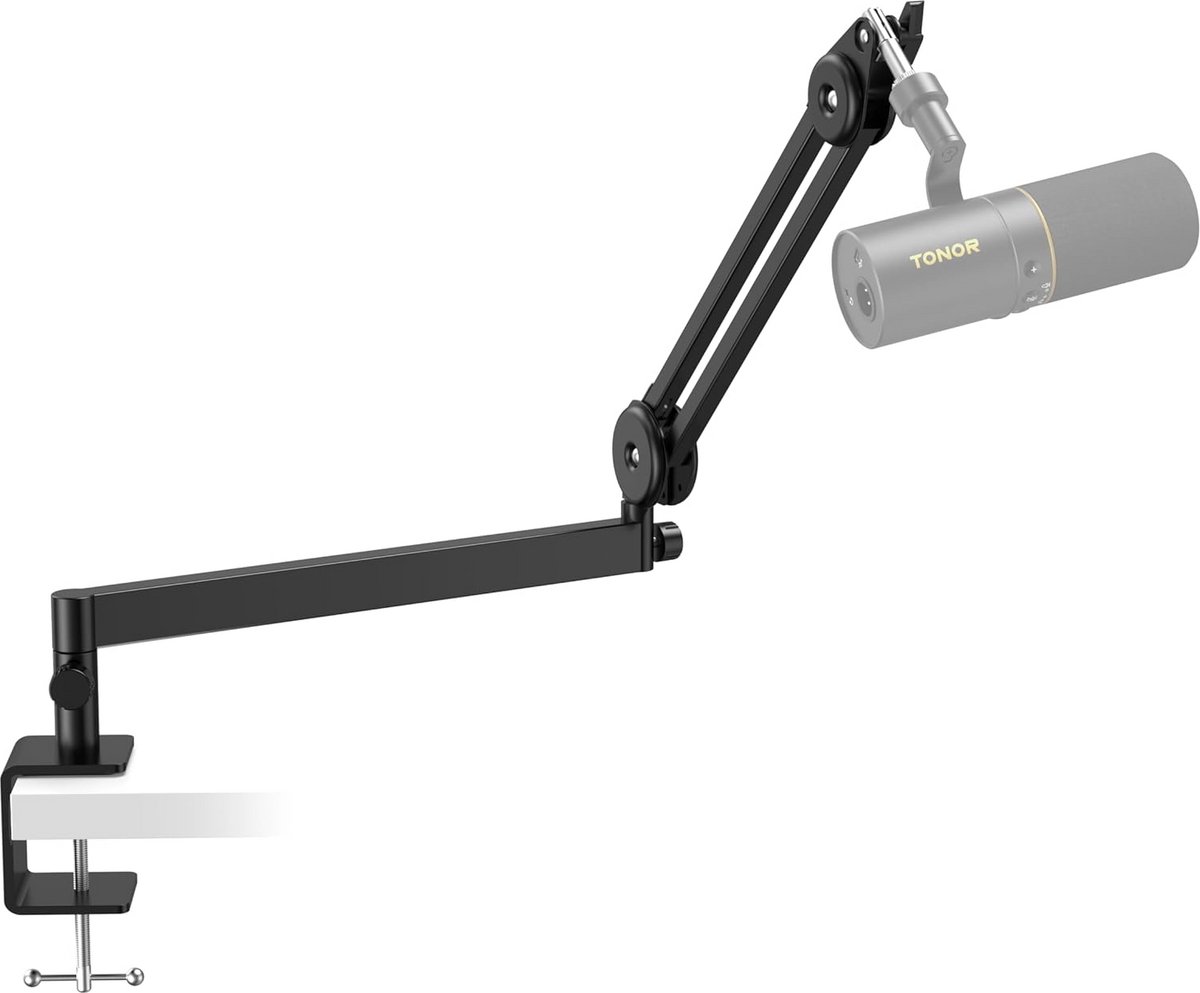 Premium Instelbare Microfoonarm voor Podcast, Streaming en Gaming