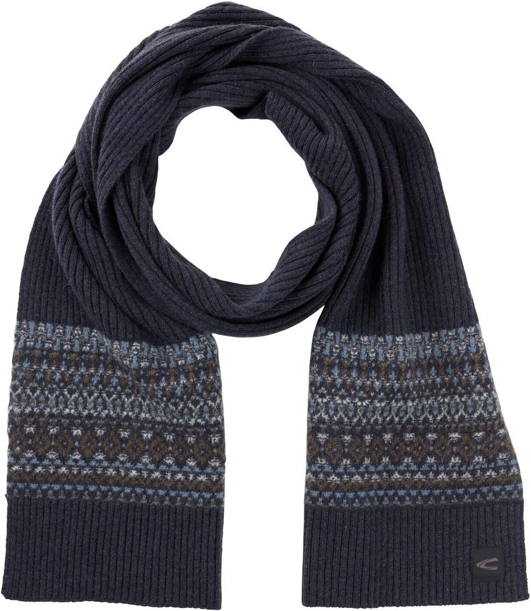 Warme Sjaal Heren en Dames in Marineblauw - One Size