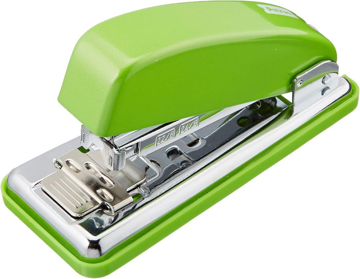 Klassieke Metalen Nietmachine Groen - Niet tot 30 Vel Papier
