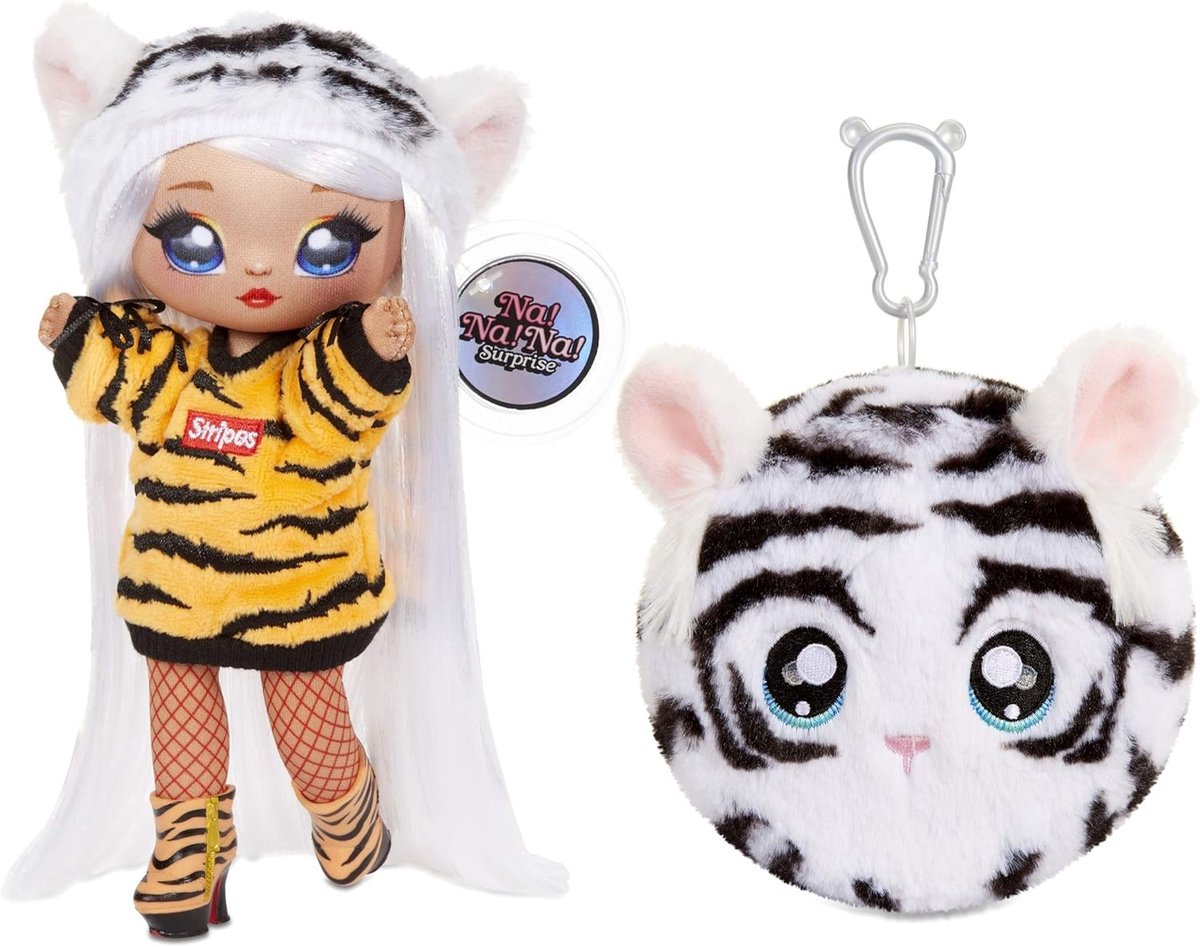 2-in-1 Fashion Pop en Pluche Knuffel Rugzak - Verzamelserie 4 - Bianca Bengal Stijl