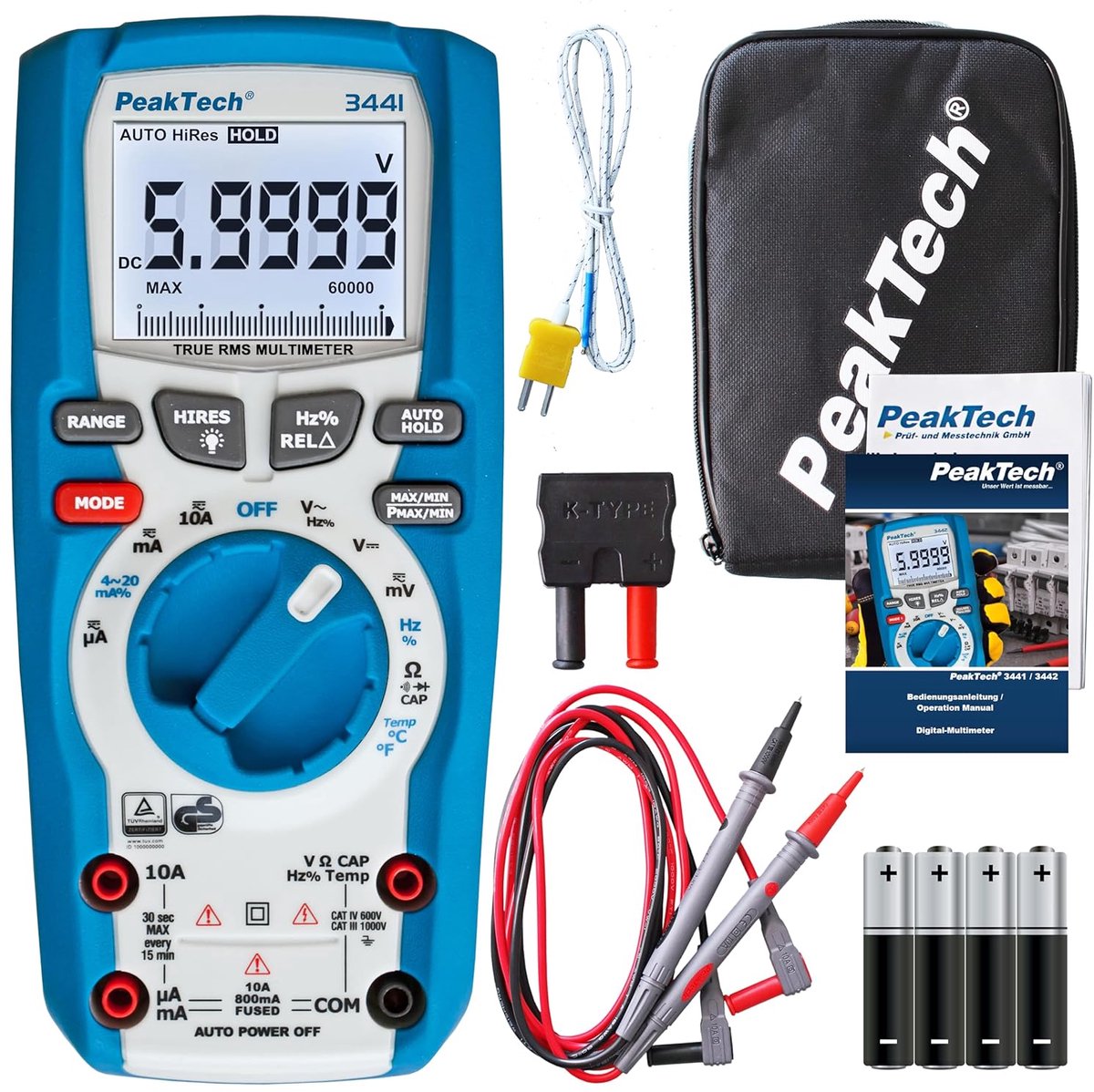 Professionele Digitale Multimeter 60.000 Counts True RMS