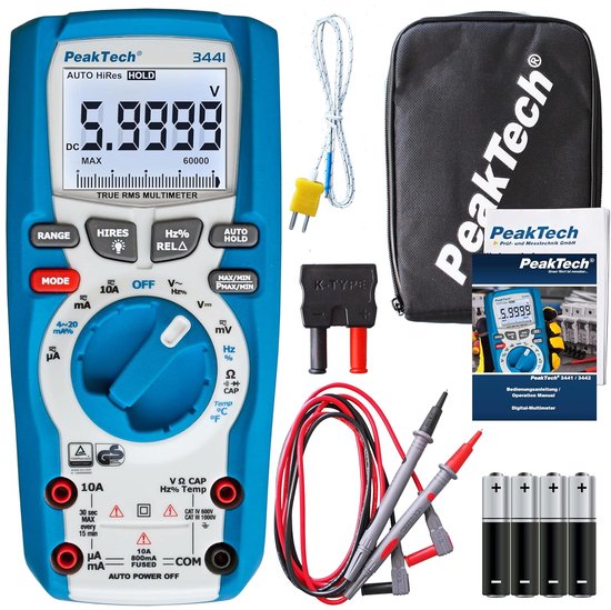 Professionele Digitale Multimeter 60.000 Counts True RMS | bol