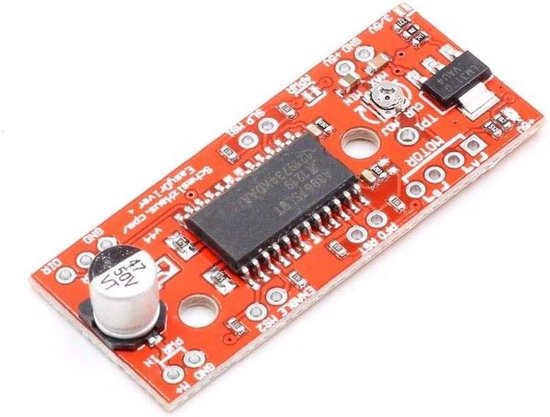 Motor Driver Module - Stappenmotor Controller - Precisie Bewegingssturing - Instelbare Microstepping - 47x20mm - Rood — afbeelding 5