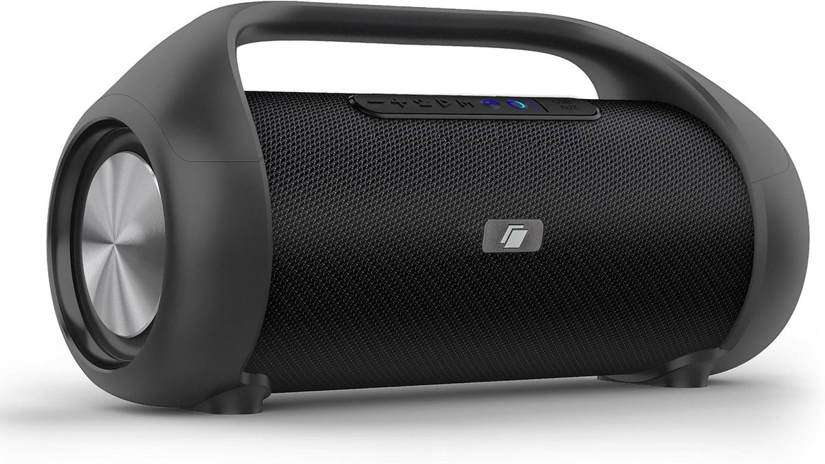 Draagbare Bluetooth Speaker met Extra Bas Vermogen en RGB Verlichting - AUX en USB Ingang