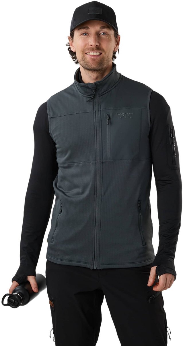 Swedemount Trondheim Midlayer Bodywarmer – Heren winddicht Olijf