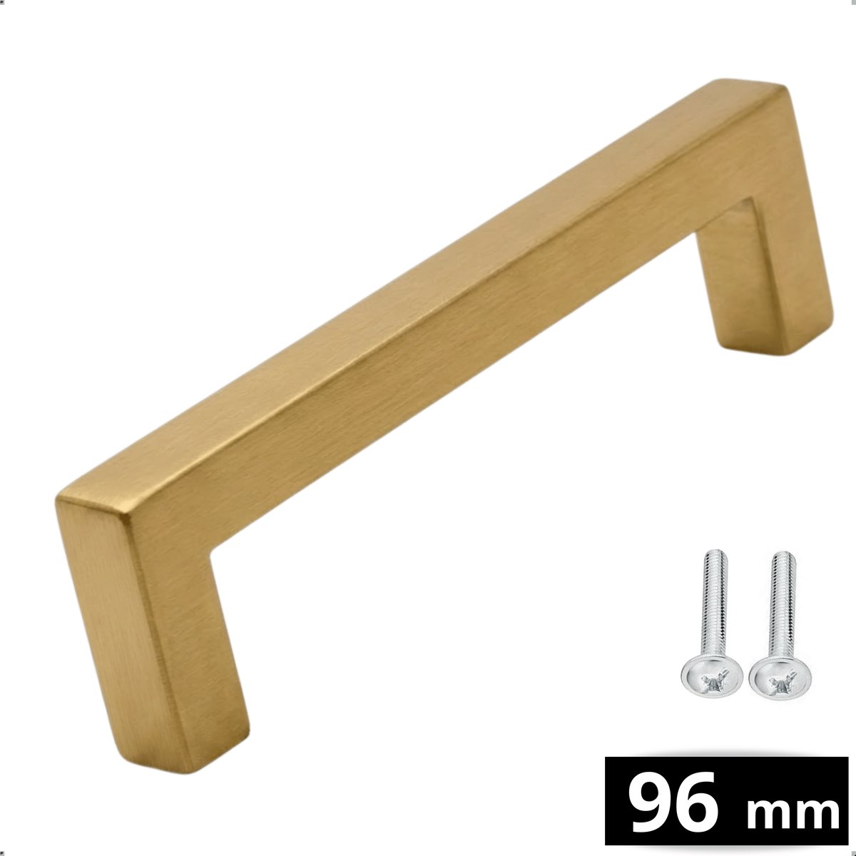 Handgreep RVS Goud 96mm Dallas - Greepjes - Handgreep - Handgrepen keukenkastjes - Handvatten - Meubelgreep Goud - Handgrepen voor deurtjes