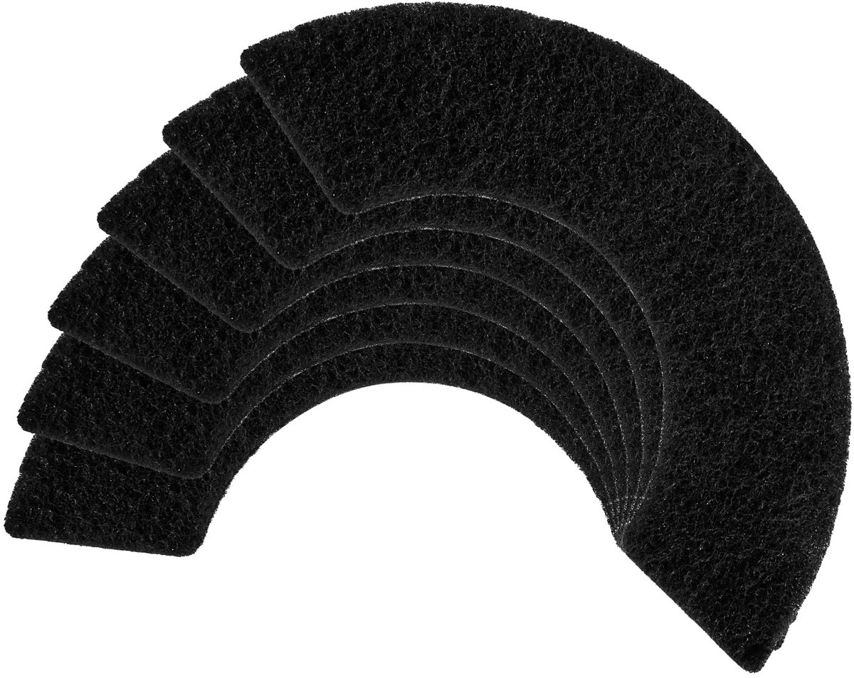 Zwarte Actieve Koolstoffilters – Vervangingsfilter voor Kattenbak Robot 4 – 6 Stuks