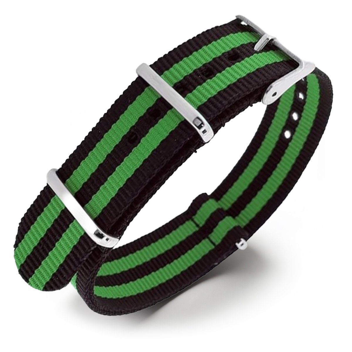 NATO Horlogeband G10 Military Nylon Strap - James Bond Groen 22mm
