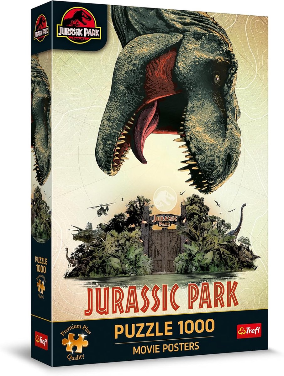 Puzzel Jurassic Park - 1000 Stukken Voor Volwassenen en Kinderen vanaf 12 Jaar