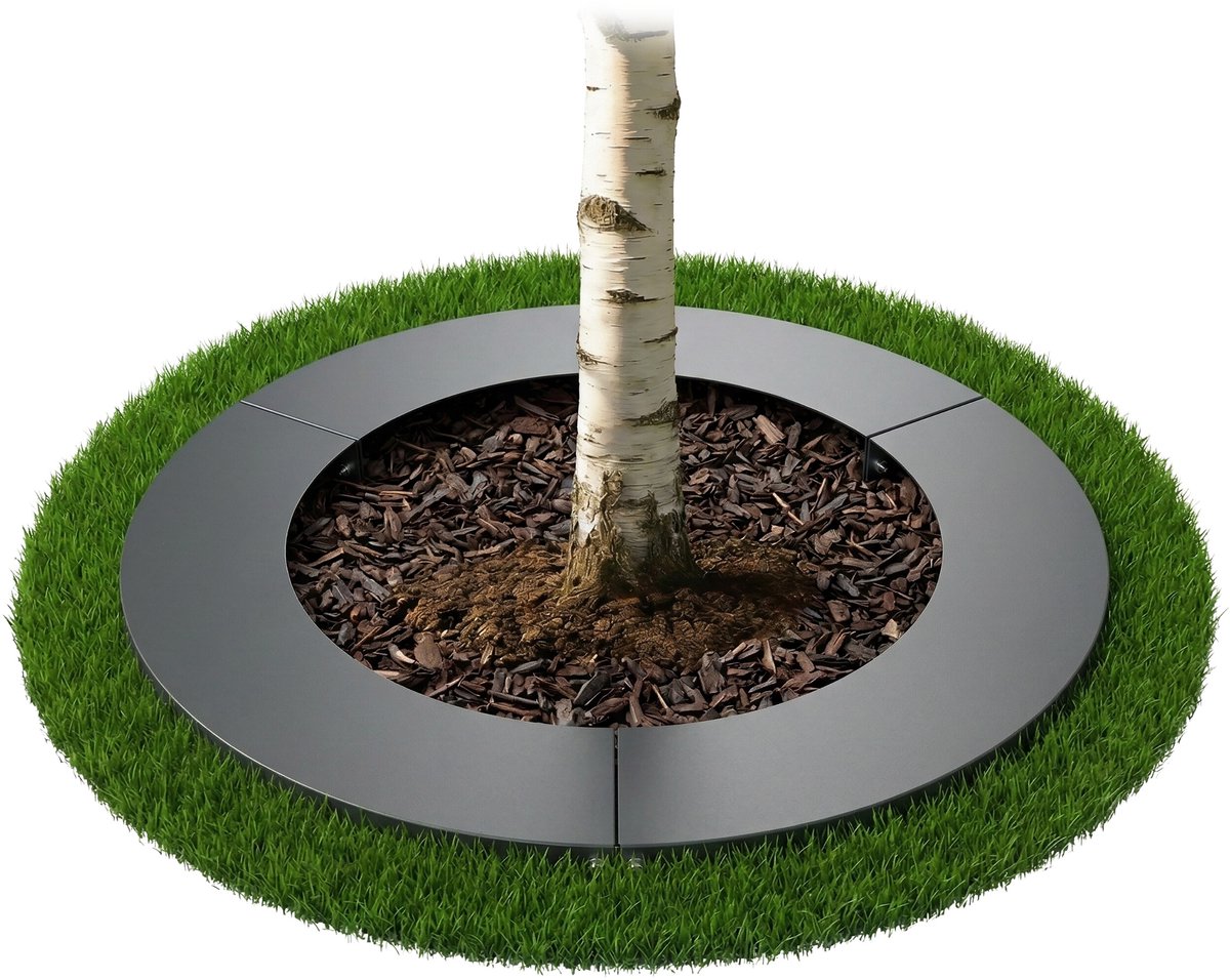 Boomring - 90 cm - antraciet