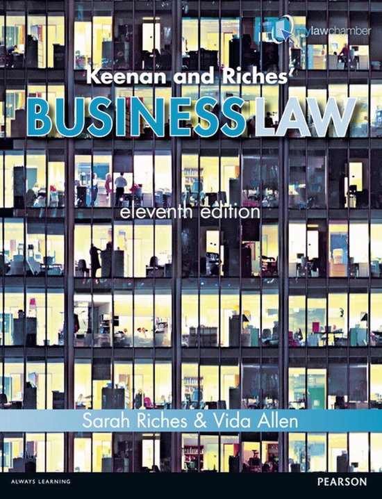 Keenan & Riches Business Law - cover