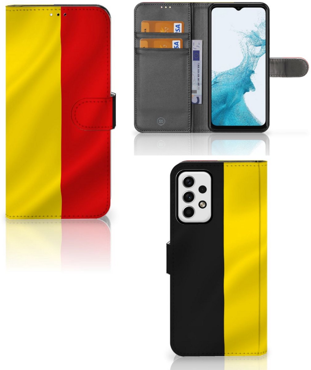 Samsung Galaxy A23 Bookstyle Case Belgische Vlag