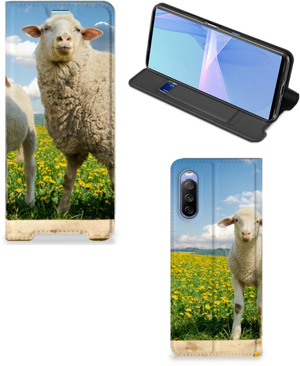 Sony Xperia 10 III Hoesje maken Schaap en Lammetje