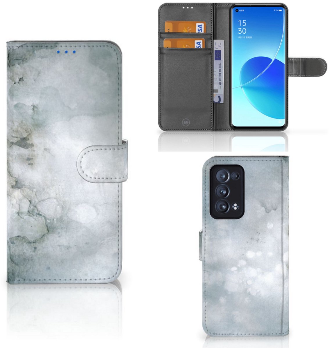 Hoesje OPPO Reno 6 Pro Plus 5G Painting Grey