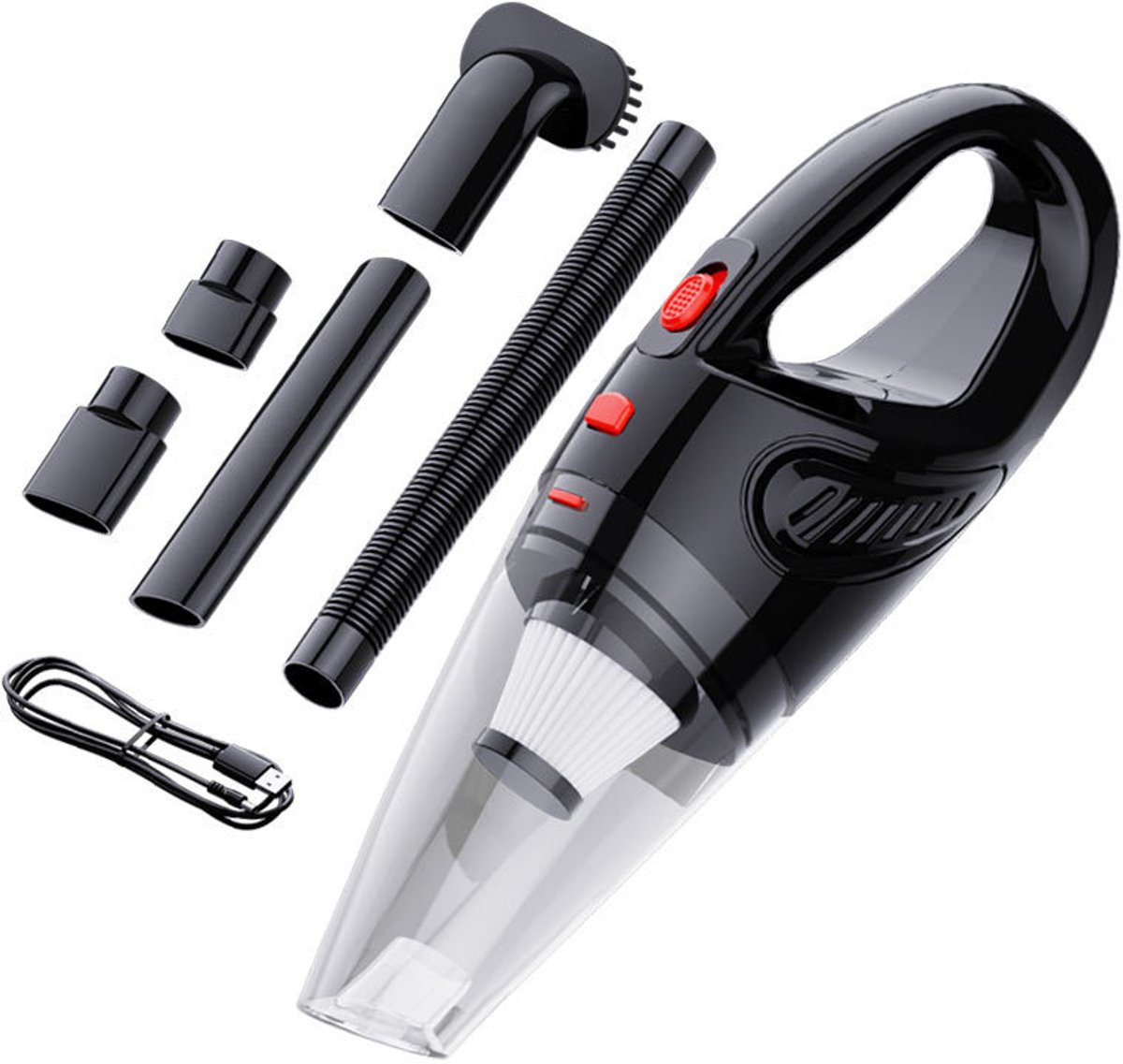 Zouma 120W Handstofzuiger Auto Draagbaar 12V Zwart - Zouma - €39,99