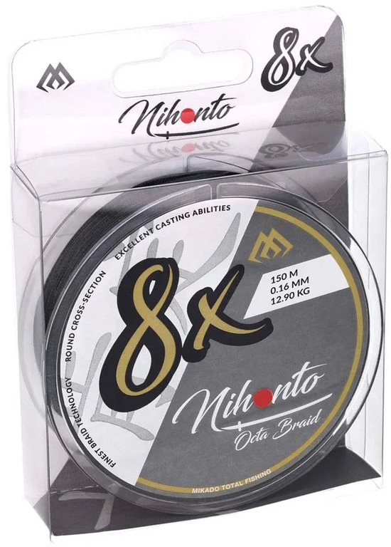 Mikado Nihonto Octa Braid 0,06M 150m Kope 8-Strengs Vislijn van Merkloos — afbeelding 2