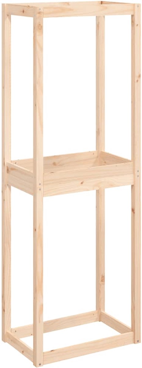Bol.com vidaXL - Bandenrek - 63x40x180 - cm - massief - grenenhout aanbieding