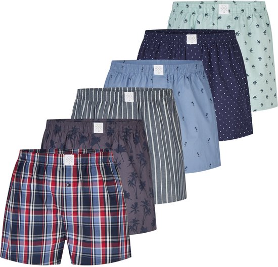 LeQeZe 6-Pack Jongens Boxershorts,Zachte Katoen, Comfy Fit, 4-5 Jaar