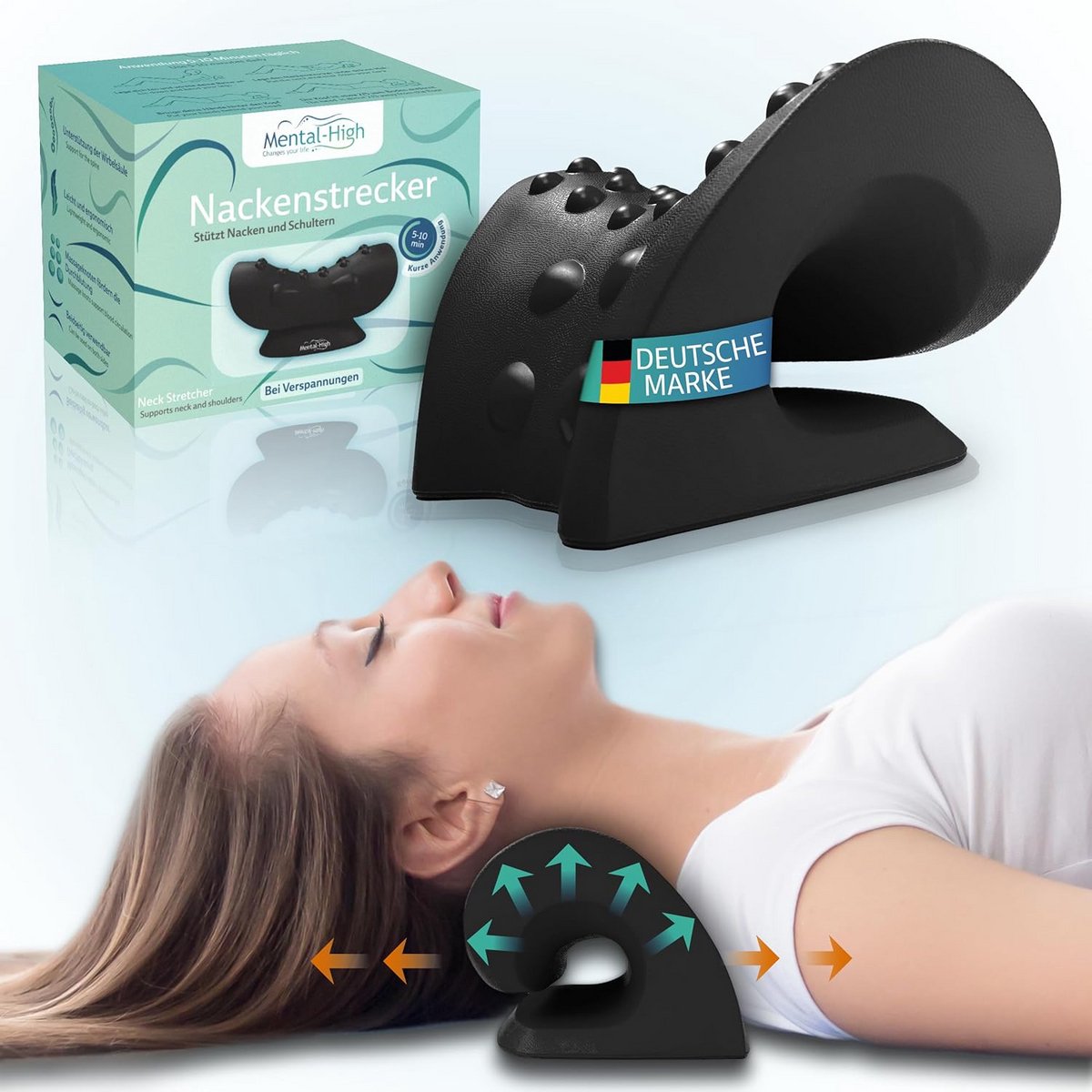 Nekstrekker voor Houding Correctie en Nekpijn Verlichting - Ergonomische Neksteun