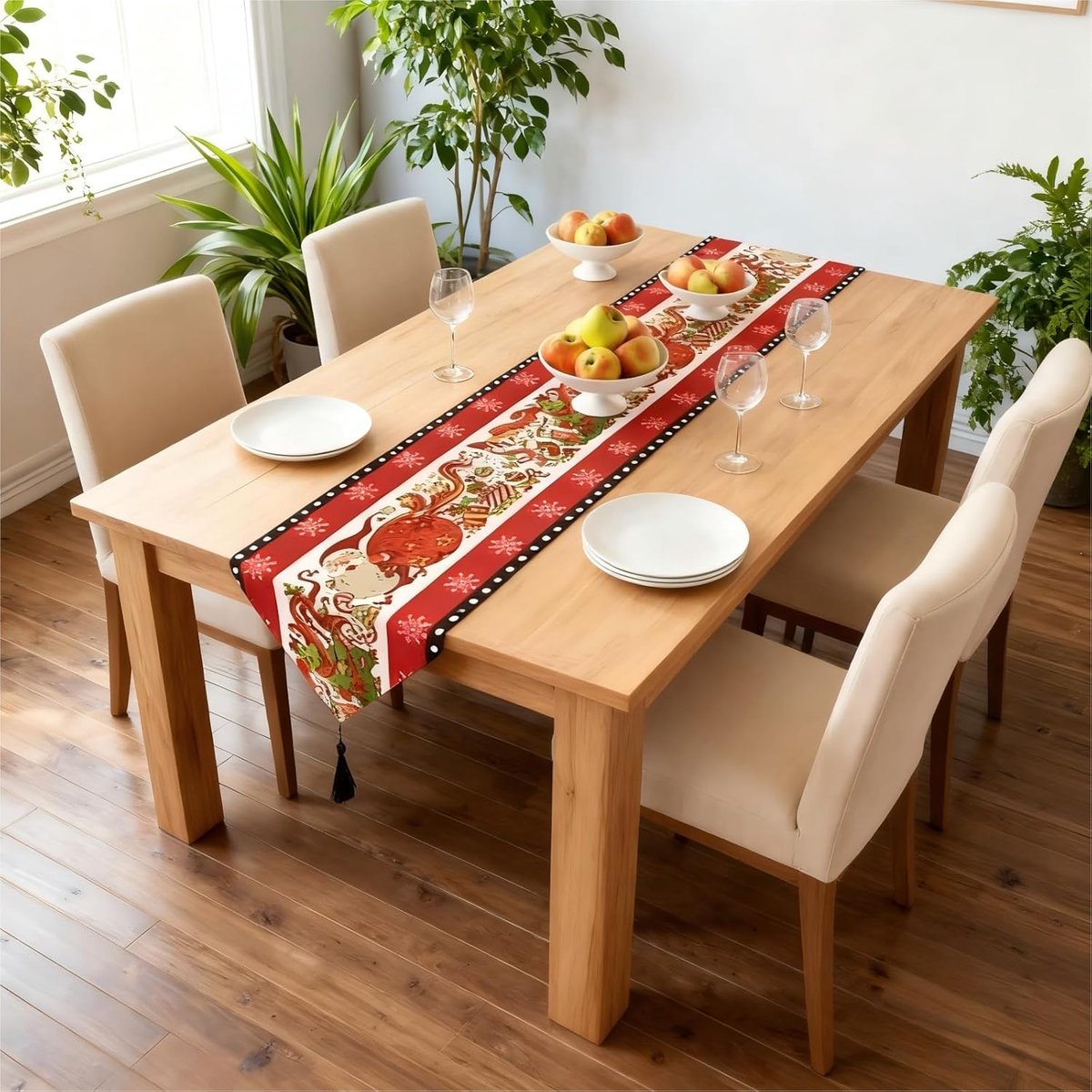 Kersttafelloper 180 cm - Ideale Tafelkleed voor Kerstdecoratie