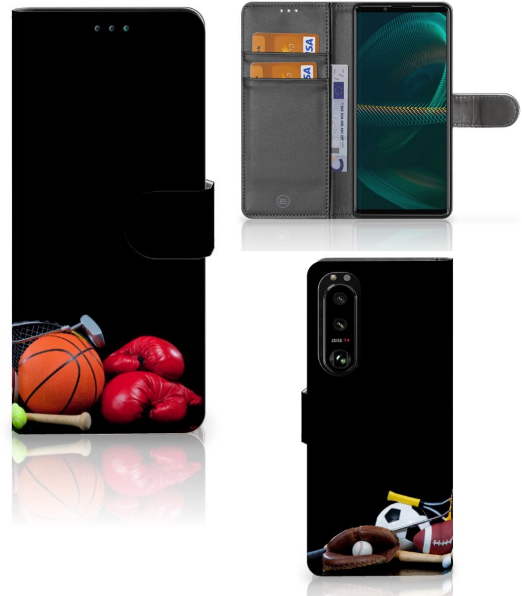Sony Xperia 5III Wallet Case met Pasjes Sports
