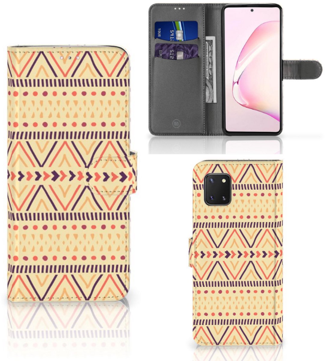 Samsung Note 10 Lite Telefoon Hoesje Aztec Yellow