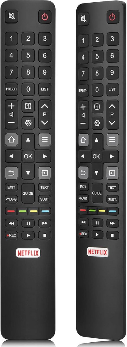 Afstandsbediening voor LED 4K UHD HDR Smart Android TV's met Netflix Shortcut Key
