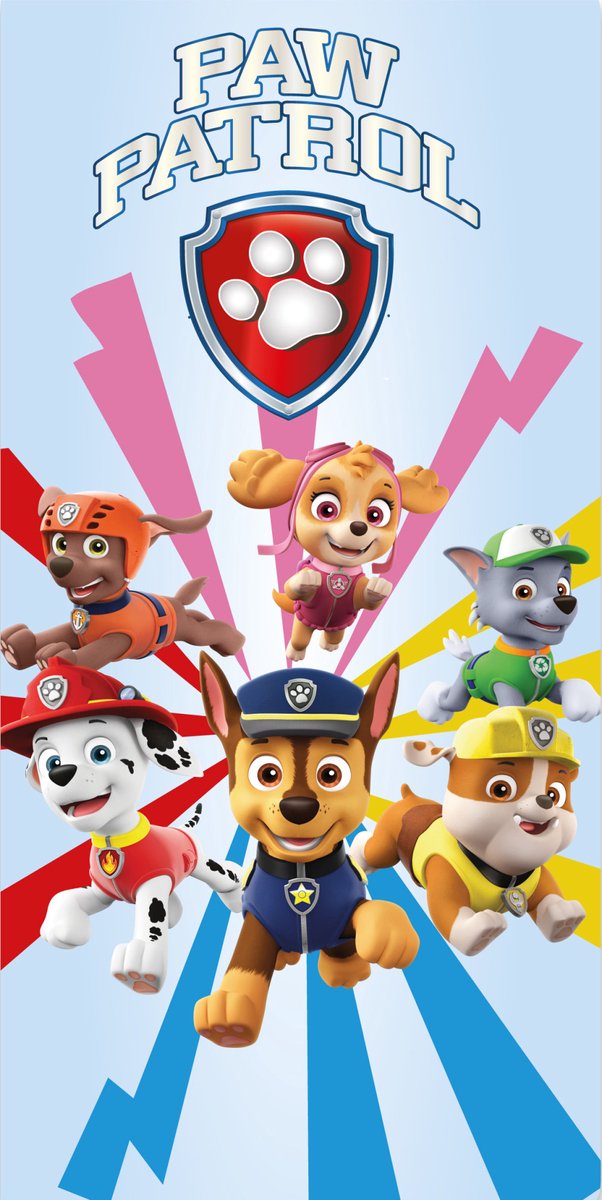 Paw Patrol strandlaken Blitz 70 x 140 cm