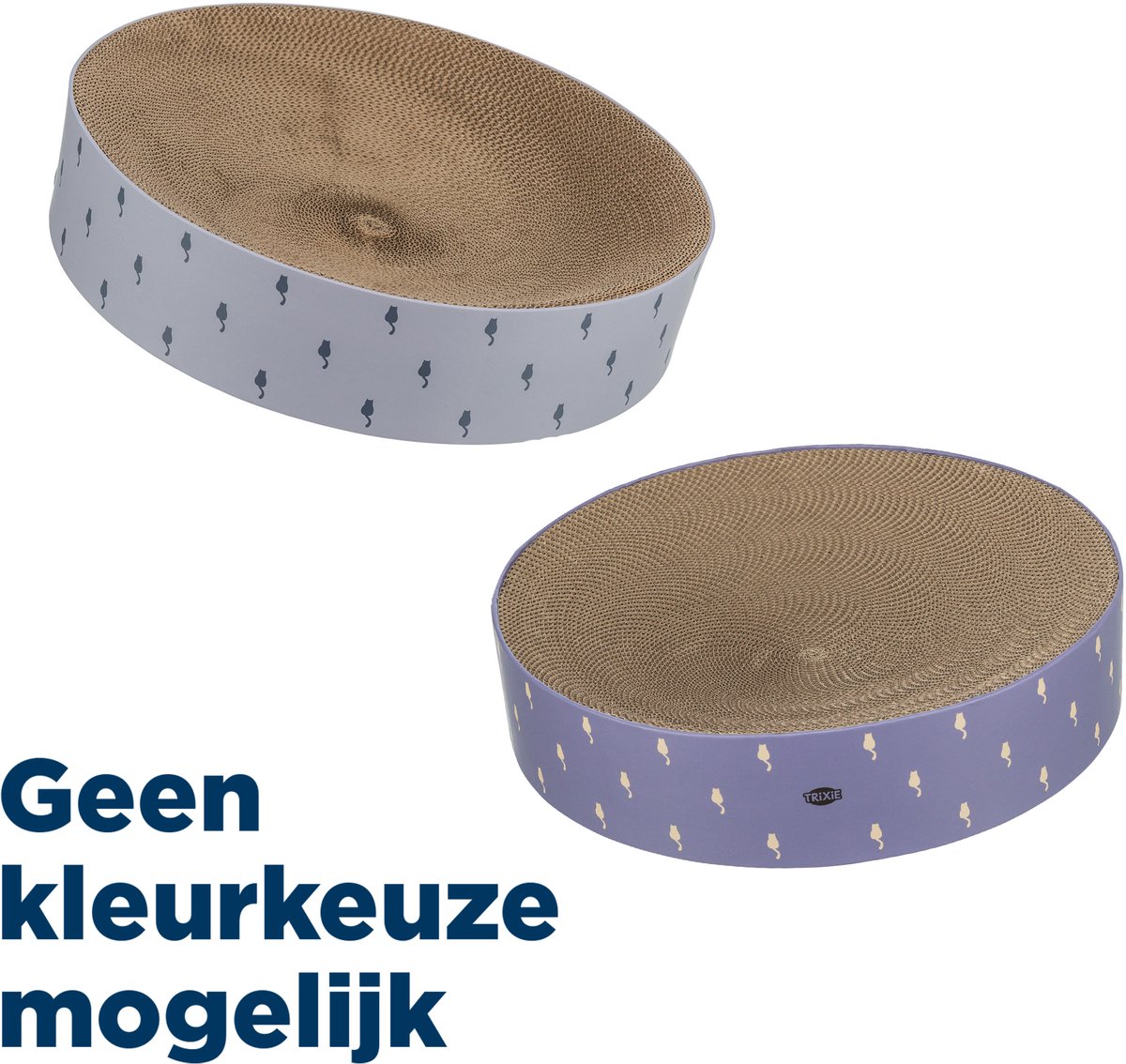 Trixie krabmand Lilly Karton Catnip Lichtgrijs 45 x 10 cm